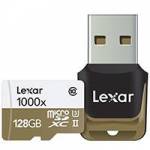Lexar (LSDMI128CBEU1000R) 128GB Professional microSDXC UHS-II 1000x Class 10 Memory Card with Reader Lexar (LSDMI128CBEU1000R) 128GB Professional microSDXC UHS-II 1000x Class 10 Memory Card with Reader